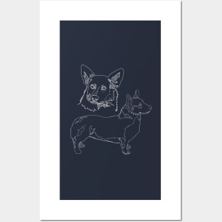 Corgi Posters and Art